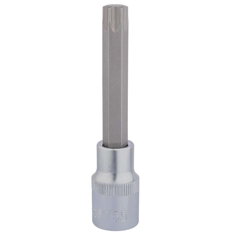 Draper 16320 H-TX/B T55 x 100mm 1/2" Square Drive TX Star Socket Bit