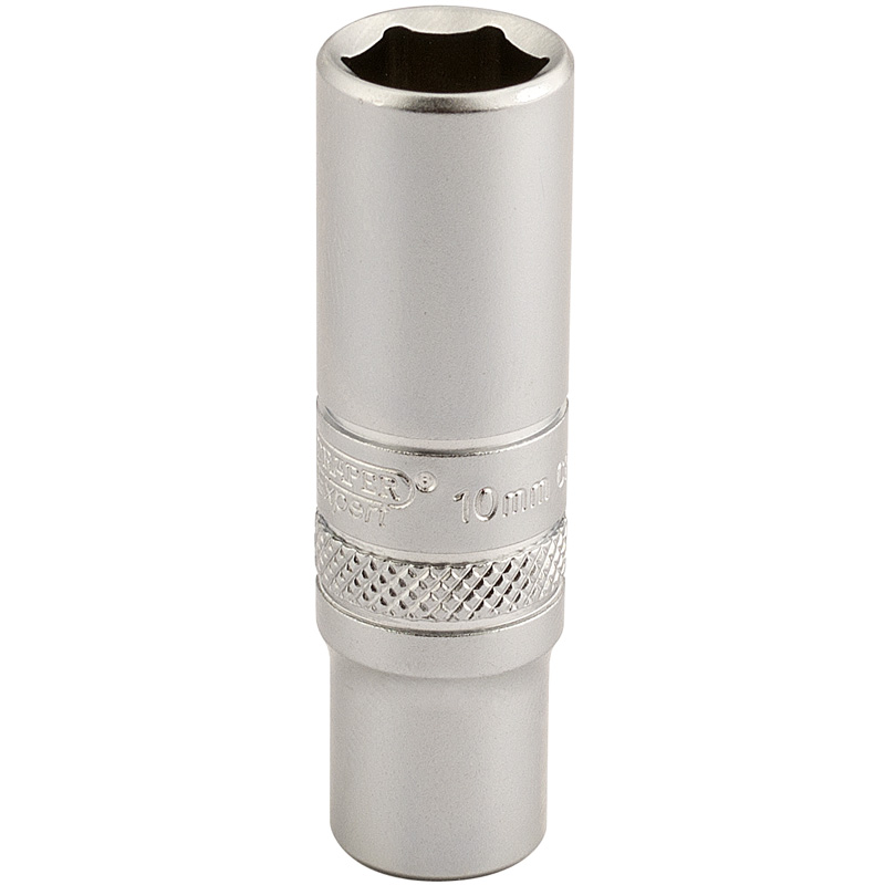 Draper 16529 BT-MM/MS 1/4" Square Drive 6 Point Deep Socket (10mm)