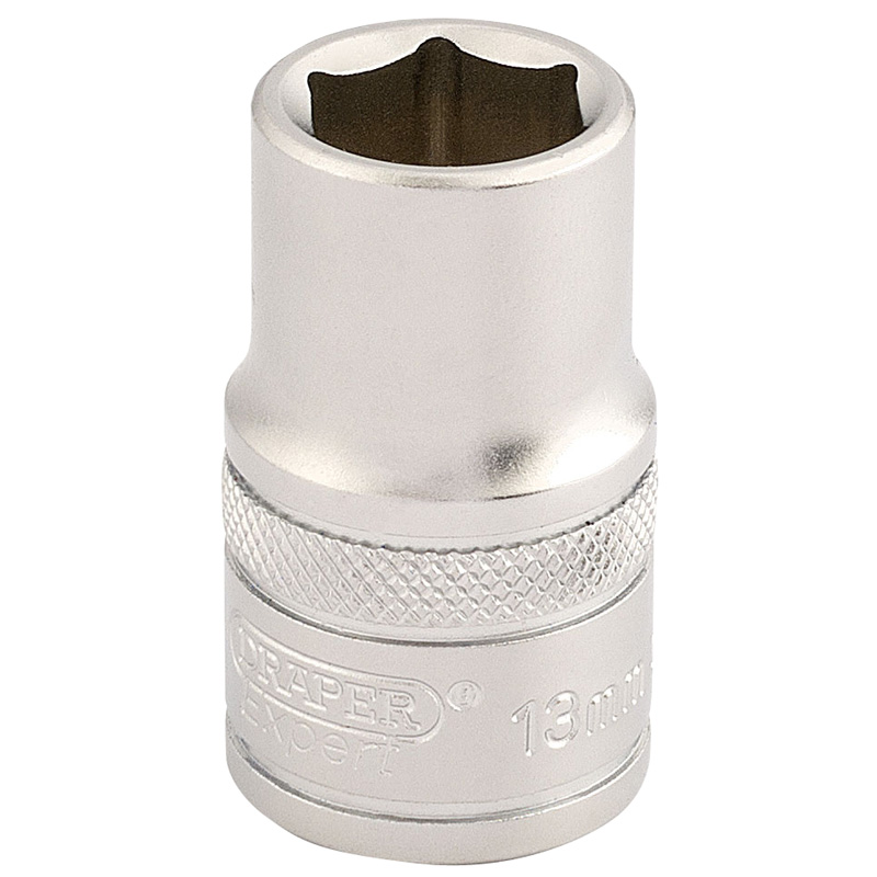 Draper 16602 H-MM/MS 1/2" Square Drive 6 Point Metric Socket (13mm)