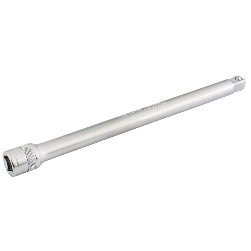 Draper 16763 H-WEXT/MS 1/2" Square Drive Satin Chrome Wobble Extension Bar (250mm)
