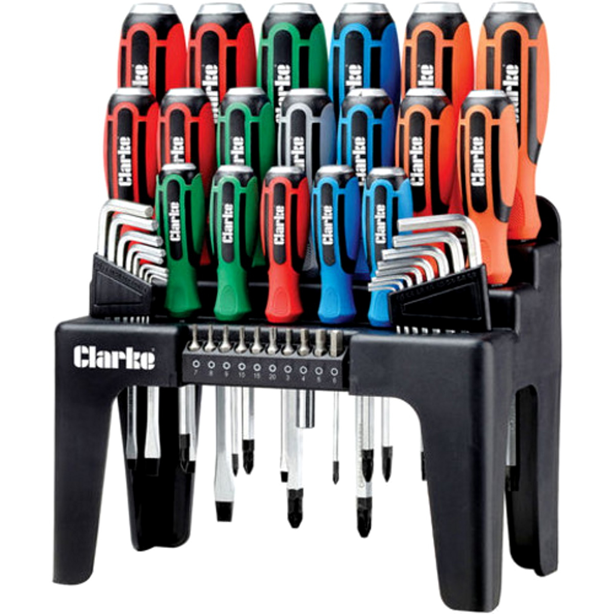 Clarke PRO407 44 Piece Hammer Through Screwdriver and Bit Set 1700813