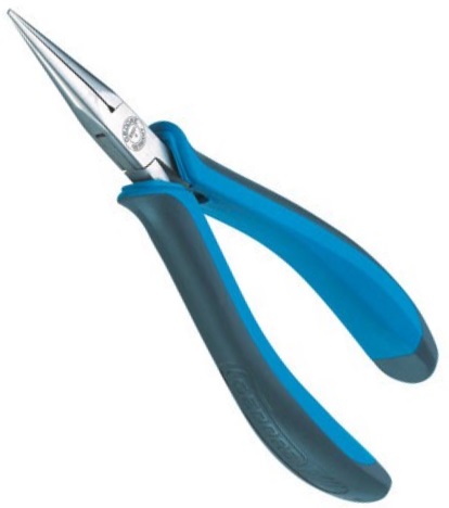 Gedore 1743562 Needle Nose Electronic Pliers 145mm 8307-4