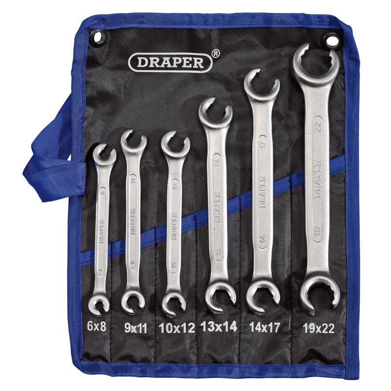Draper 17759 BAW-FN SET Flare Nut Spanner Set (6 Piece)