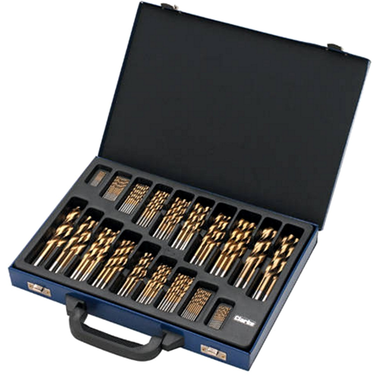 Clarke 1801565 CHT565  170 Piece Titanium Coated HSS Drill Bit Set 