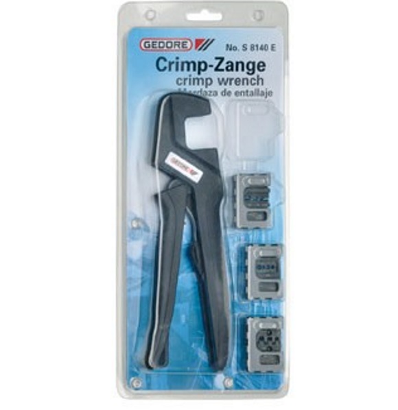 Gedore 1830929 Crimping Pliers Set Industrial 4 Piece S 8140 J