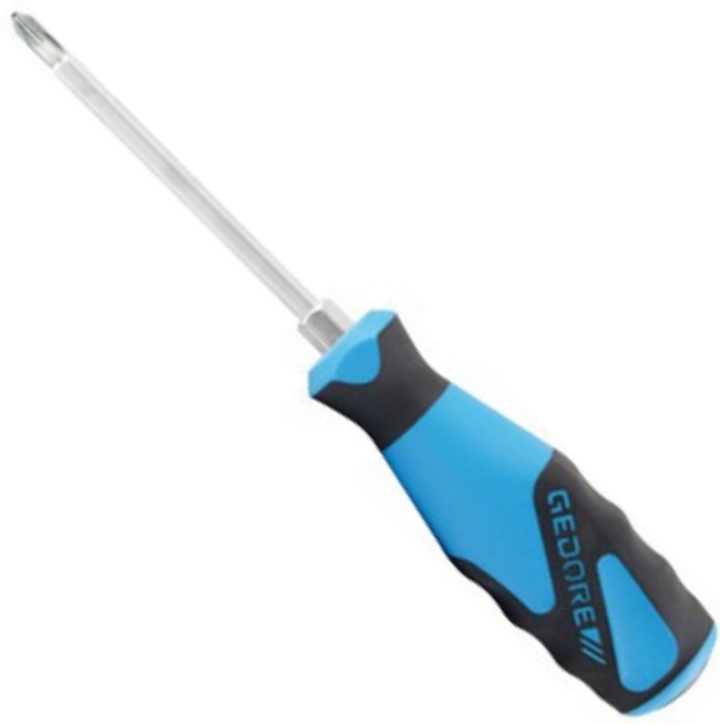 Gedore 1845357 PZ3 Pozi Screwdriver with Striking Cap 2160SK PZ 3