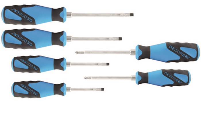 Gedore 1878743 Screwdriver Set with Striking Cap 6 Piece SK 2154 PH -06