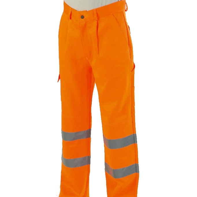 Warrior Hi Vis Trousers High Visibility - Orange