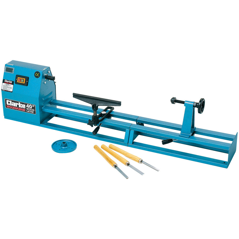 Clarke 6500687 CWL1000B 40" Wood Turning Lathe 230V