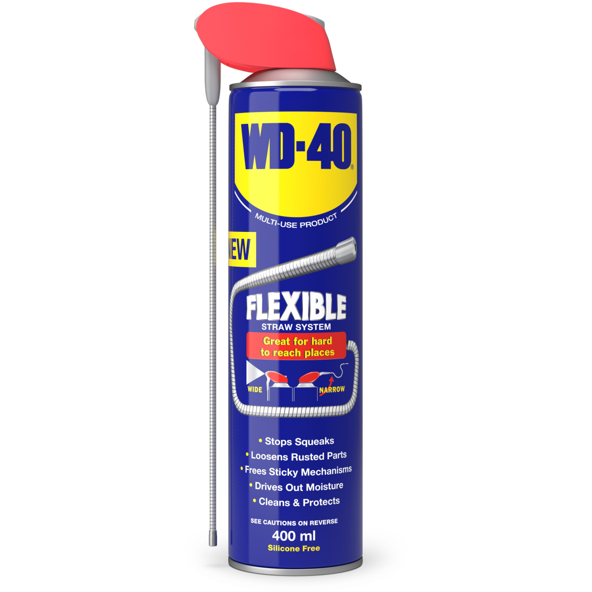 WD40 44688 Multi-Use with Flexible Straw 400ml W/D44688