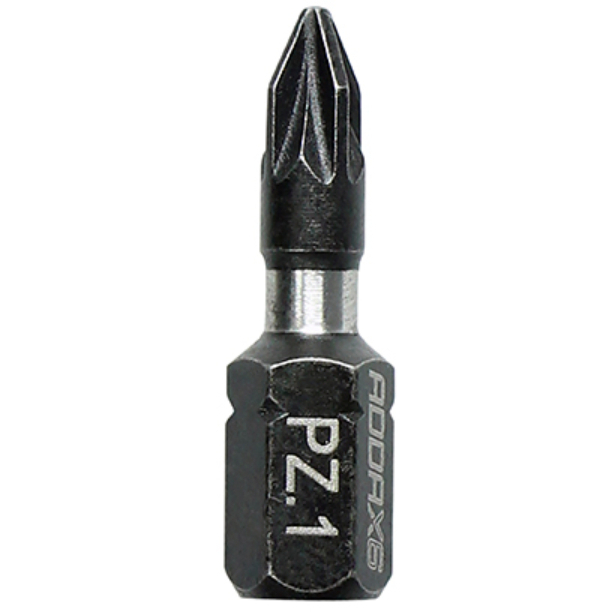 Addax PZ1 x 25mm Impact Quality Screwdriver Bits , PK10