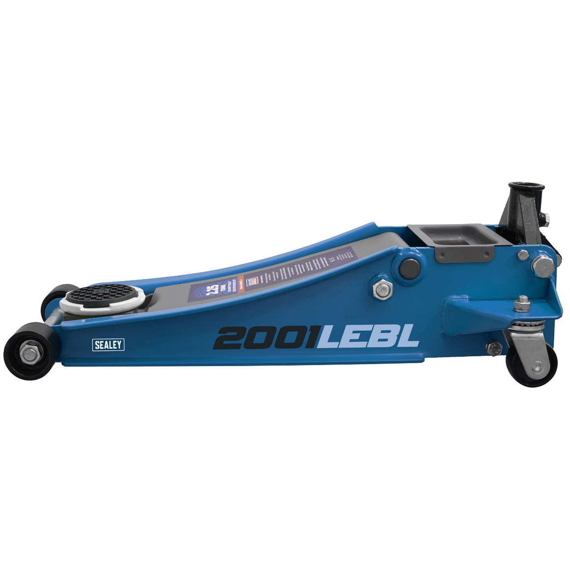 Sealey 2001LEBL Trolley Jack 2.25tonne Low Entry Rocket Lift Blue