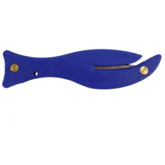 Fish 200 Original Without Hook Blade Safety Knife Blue