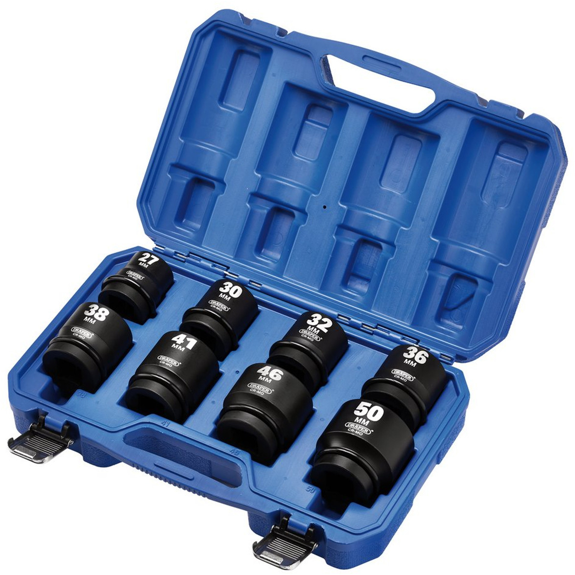 Draper 20209 HI-TORQ® Metric Impact Socket Set, 1" Sq. Dr. (8 Piece)