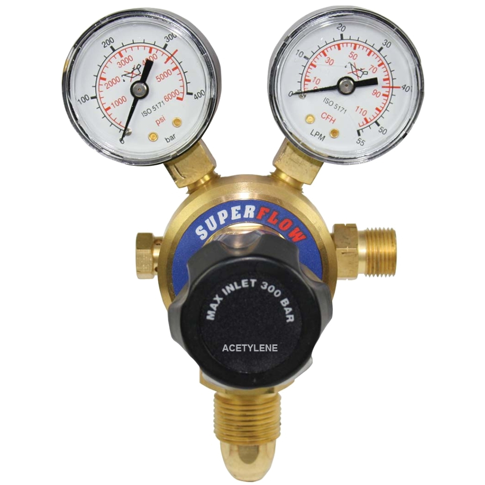 SWP 2042 Superflow Acetylene Regulator 2-Gauge 1.5bar