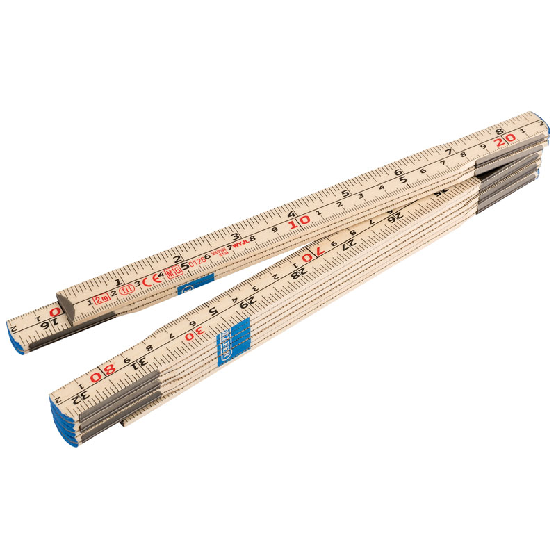 Draper 20703 FRW/III 2M Folding Wood Rule