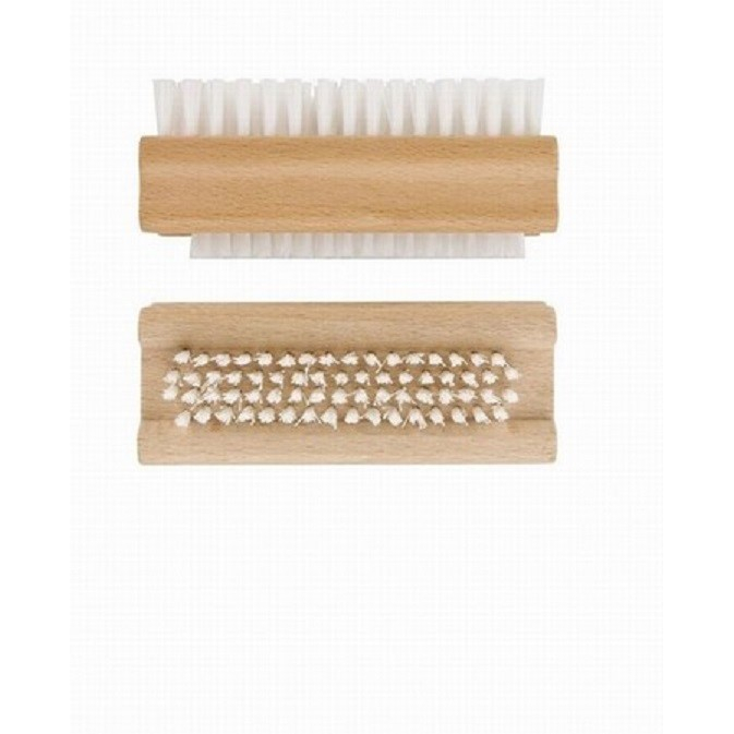 Cottam CHB00025 Wooden Nail Brush – Double Sided Scrubbing 