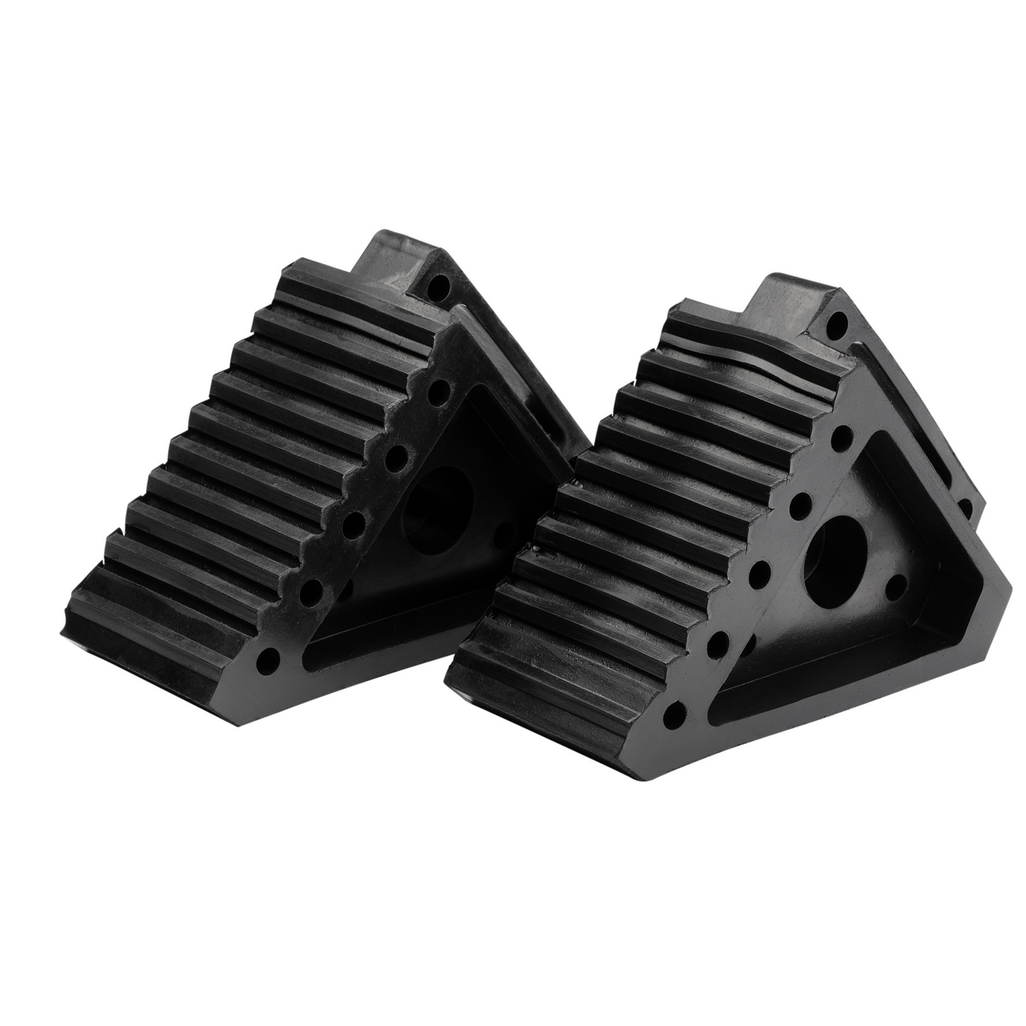 Draper 21131 RWC1 Rubber Wheel Chocks, 3 Tonne (Pair)