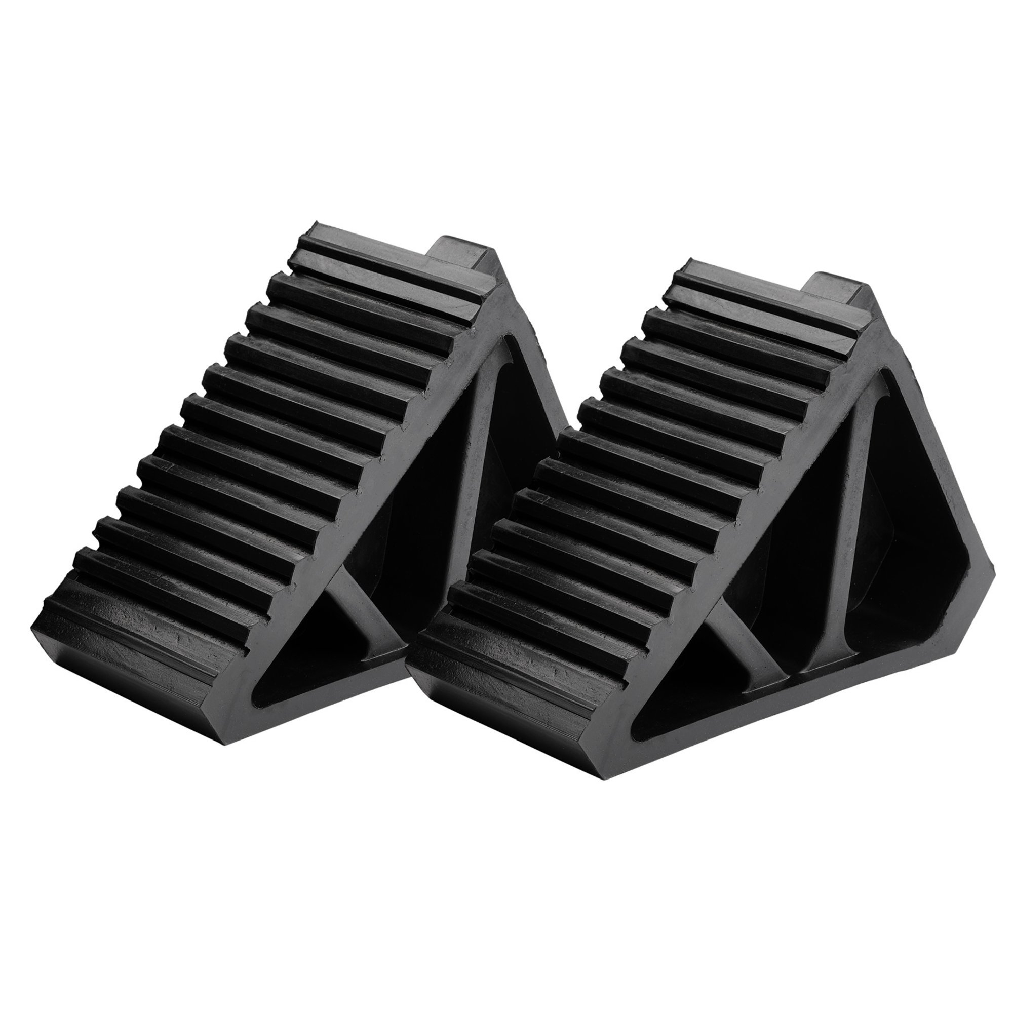 Draper 21132 RWC2 Rubber Wheel Chocks, 6 Tonne (Pair)