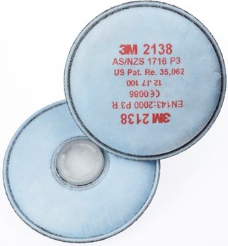 3M 2138 P3 Particulate Filter (Pair)