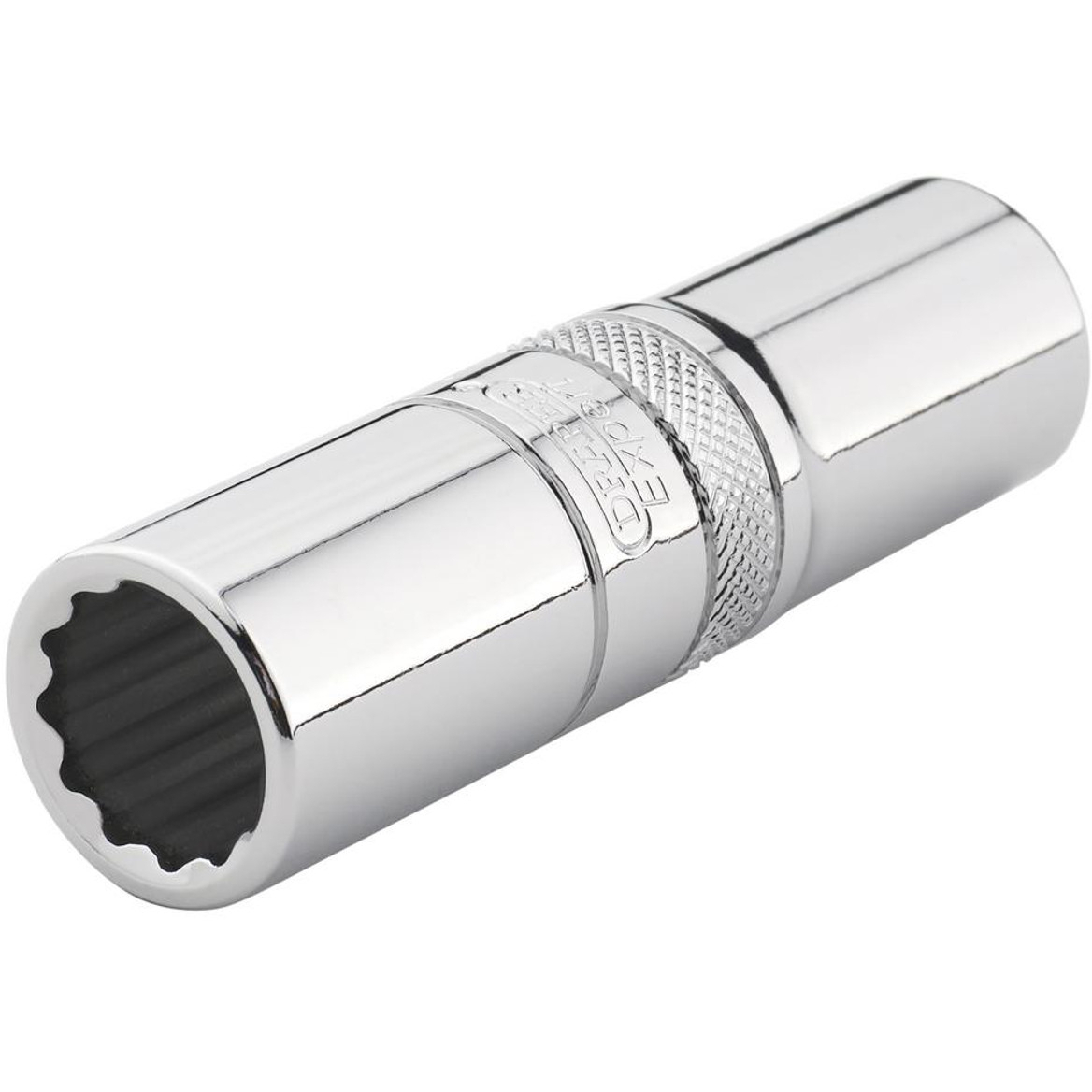 Draper 22421 Expert HI-TORQ® 12-Point Metric Deep Socket, 1/2" Sq. Dr., 15mm