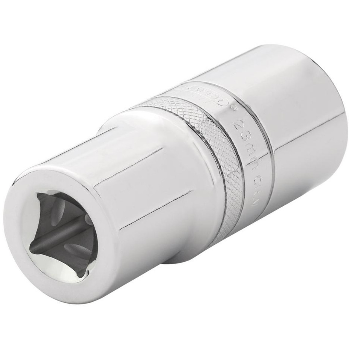 Draper 22423 Expert HI-TORQ® 12-Point Metric Deep Socket, 1/2" Sq. Dr., 23mm