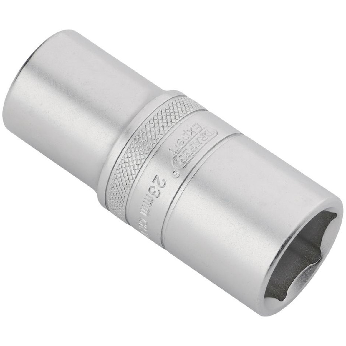 Draper 22444 Expert HI-TORQ® 6-Point Metric Deep Socket, 1/2" Sq. Dr., 23mm