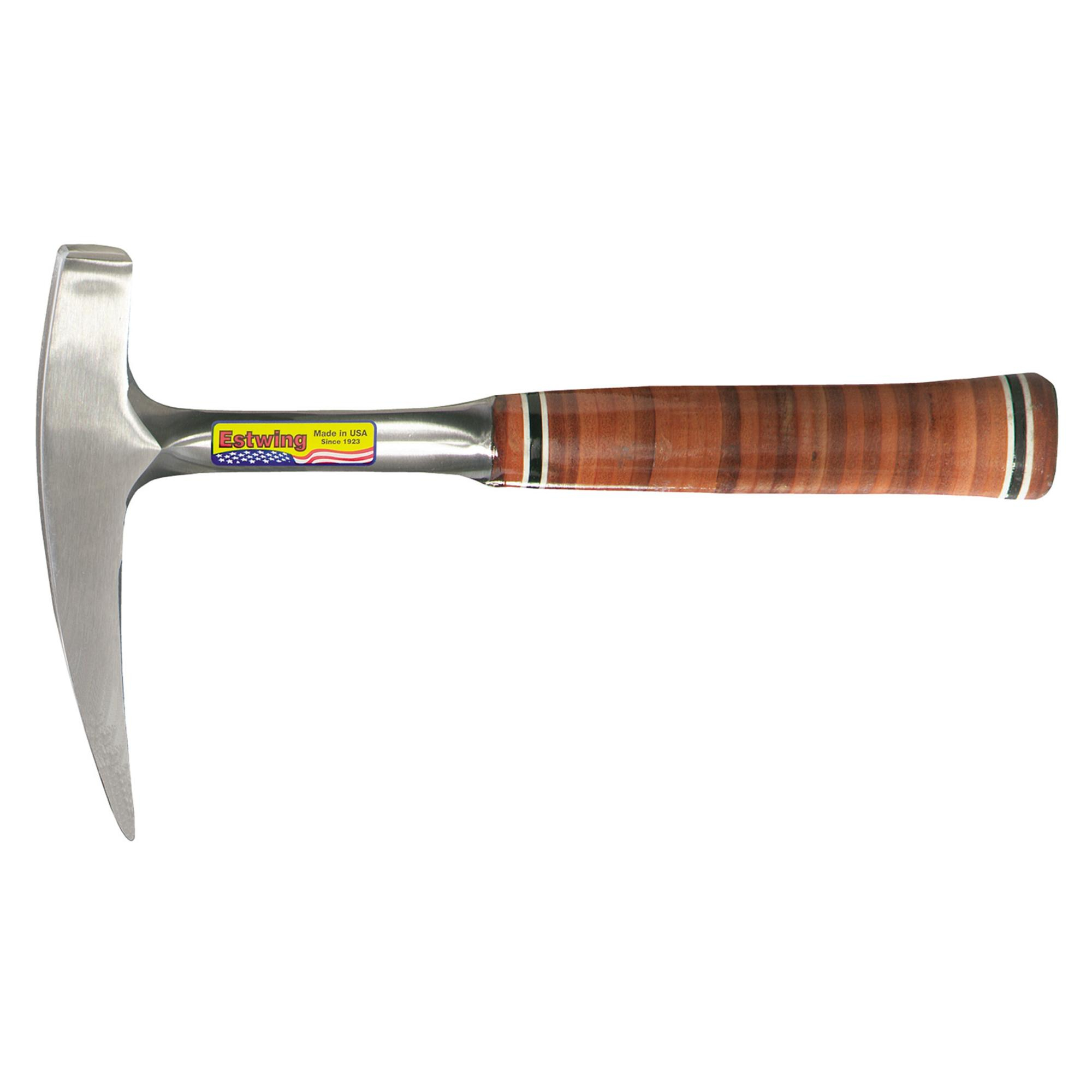 ESTWING E30 Pointed Tip Rock Pick With Leather Grip, 22oz/616g 23584