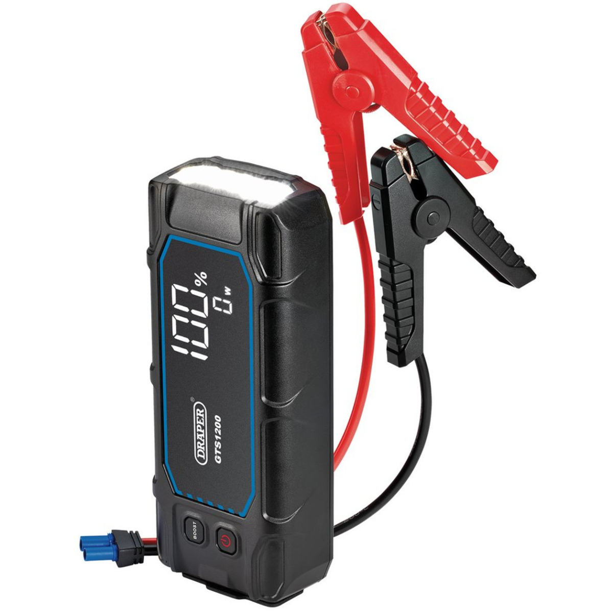 Draper 23728 12V Lithium Jump Starter With Digital Display, 1200A