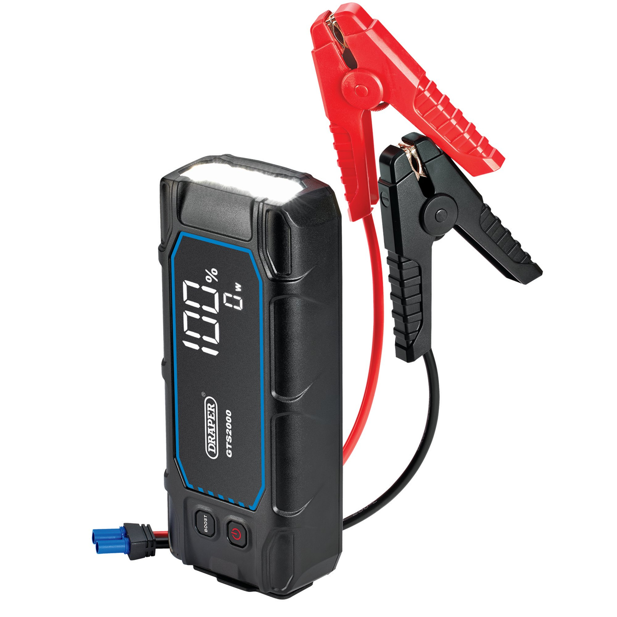 Draper 23741 GTS2000 12 V Lithium Jump Starter With Digital Display, 2000 A