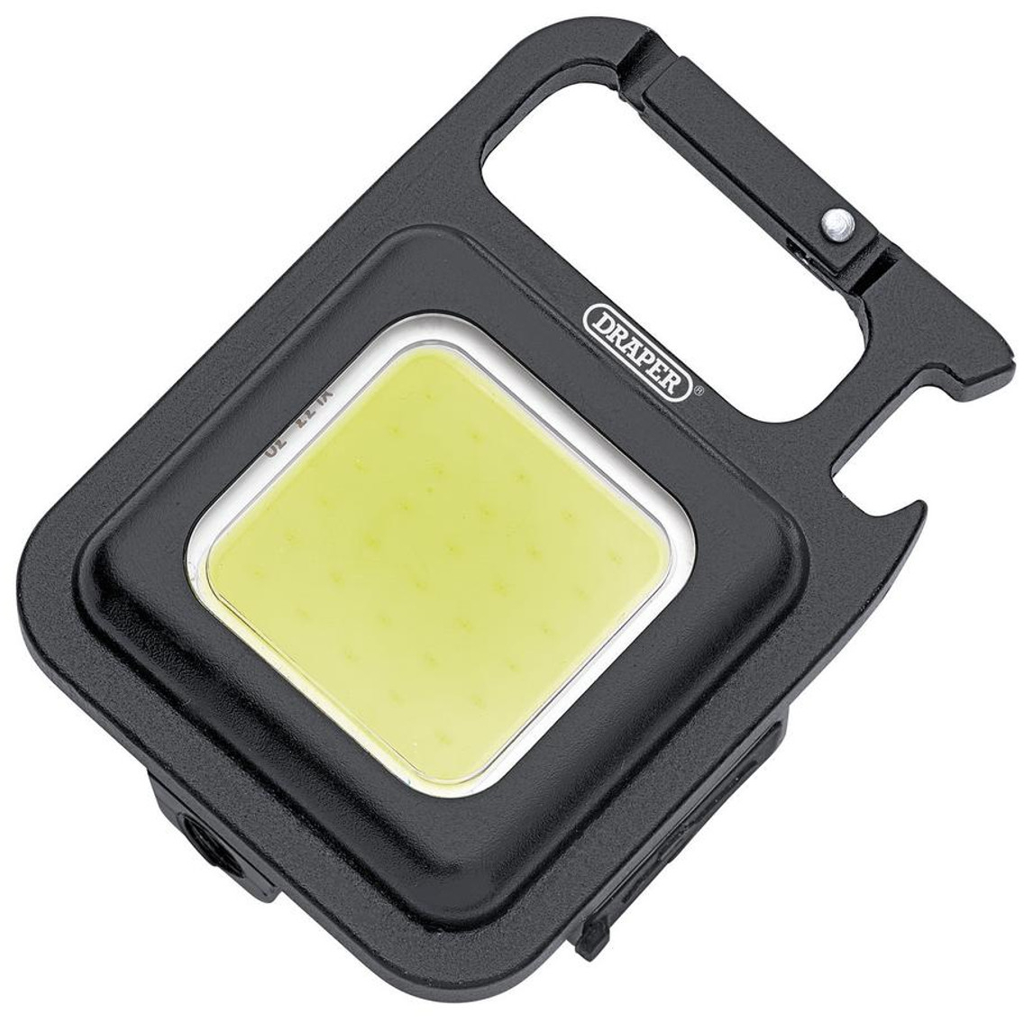 Draper 23850 COB LED Rechargeable Pocket Light with Stand and Belt Clip, 5W, 350 Lumens, USB-C Cable Supplied