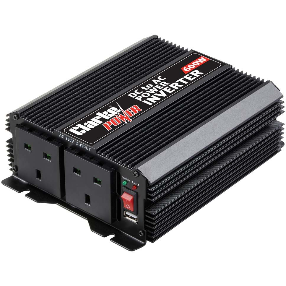 Clarke 6013051 CI600 600W Power Inverter