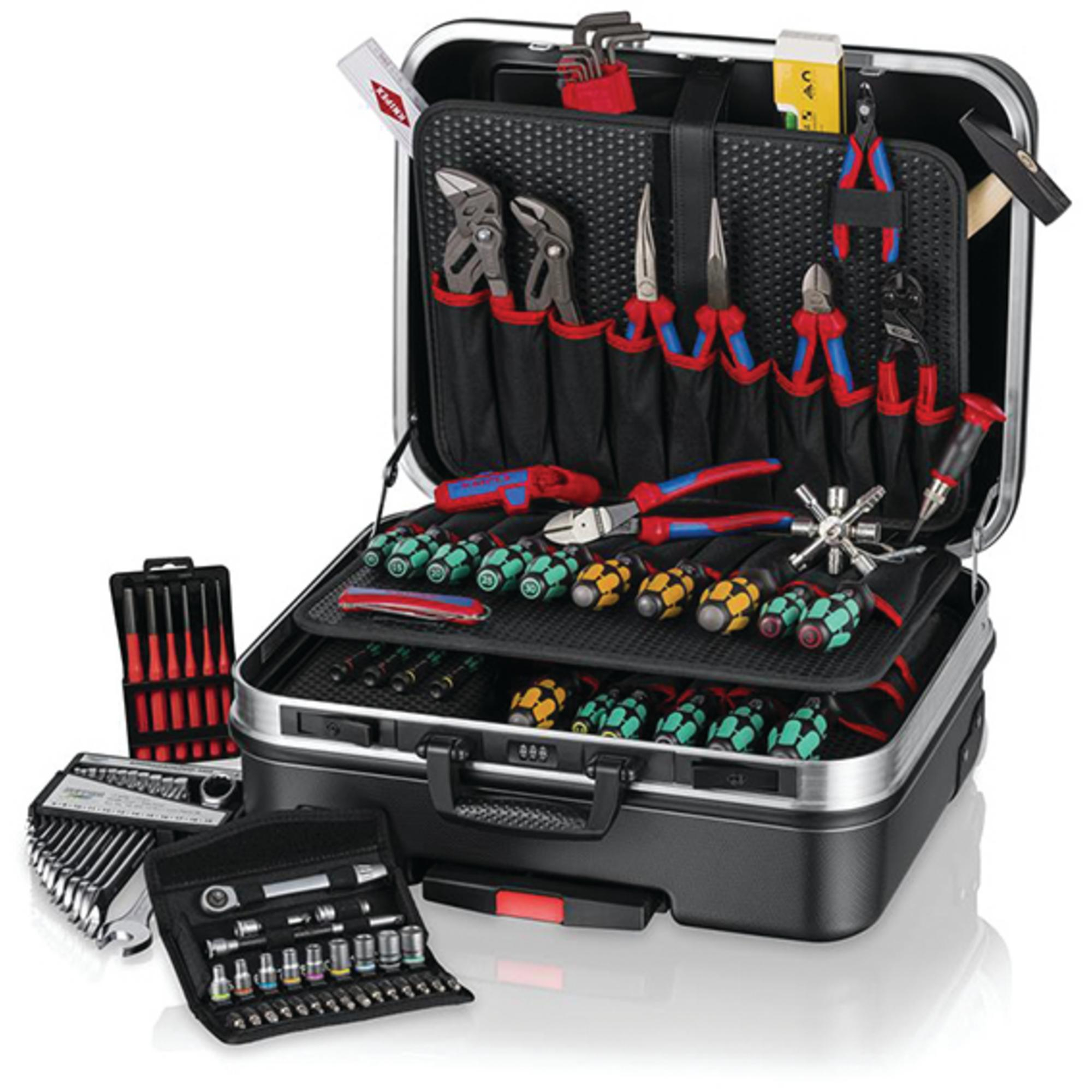 Knipex 00 21 06 M 00 21 06 M Tool Case &#8220;Big Basic Move&#8221; Mechanic, 90 Parts 25022