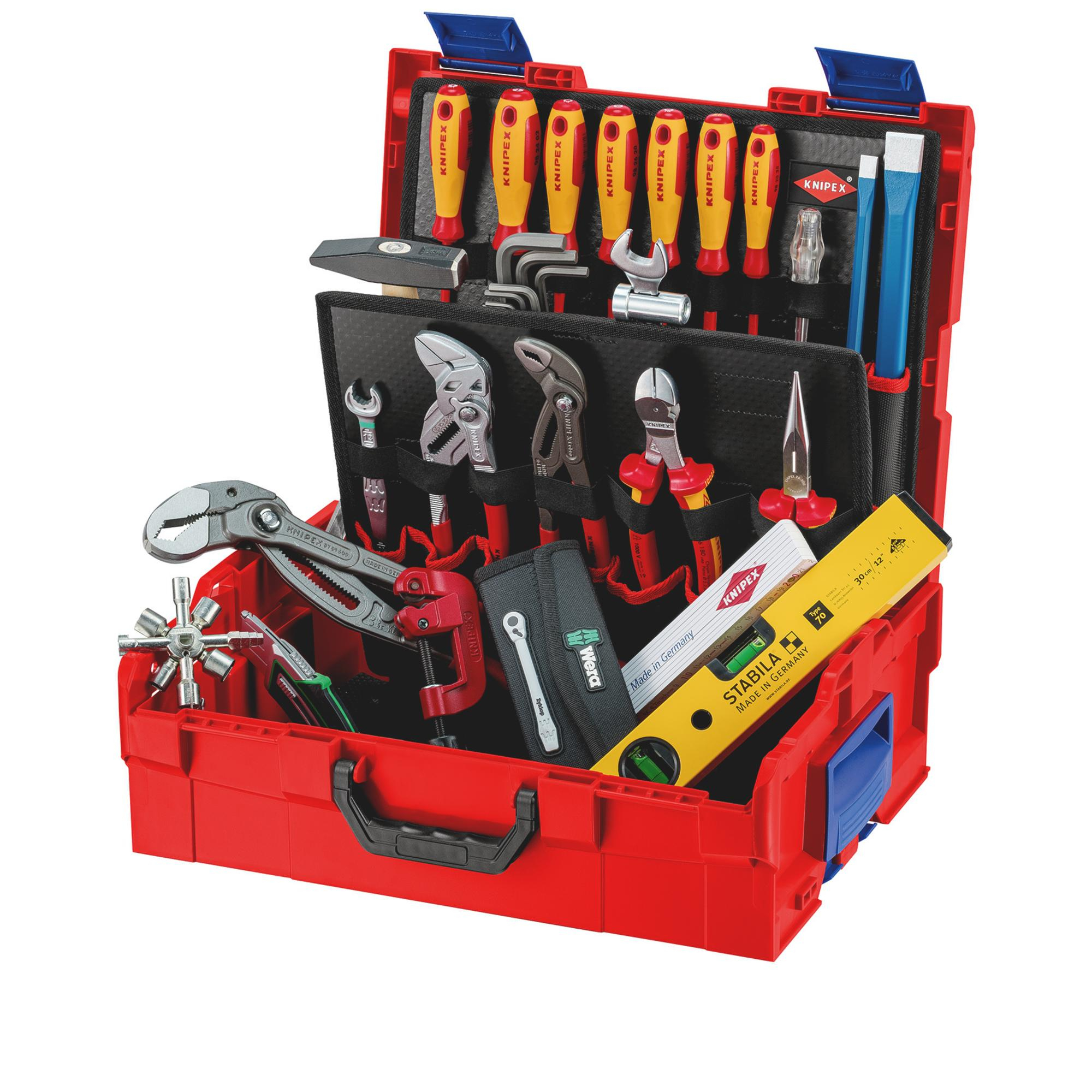 Knipex 00 21 19 LB S 00 21 19 Lb S L Boxx&#174; Plumbing Tool Kit, 52 Parts, 357mm 25026