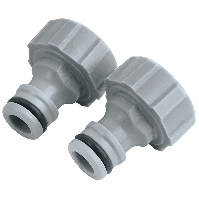 Draper 25906 GWPPTC2 3/4" BSP Outdoor Tap Connectors (Twin Pack)