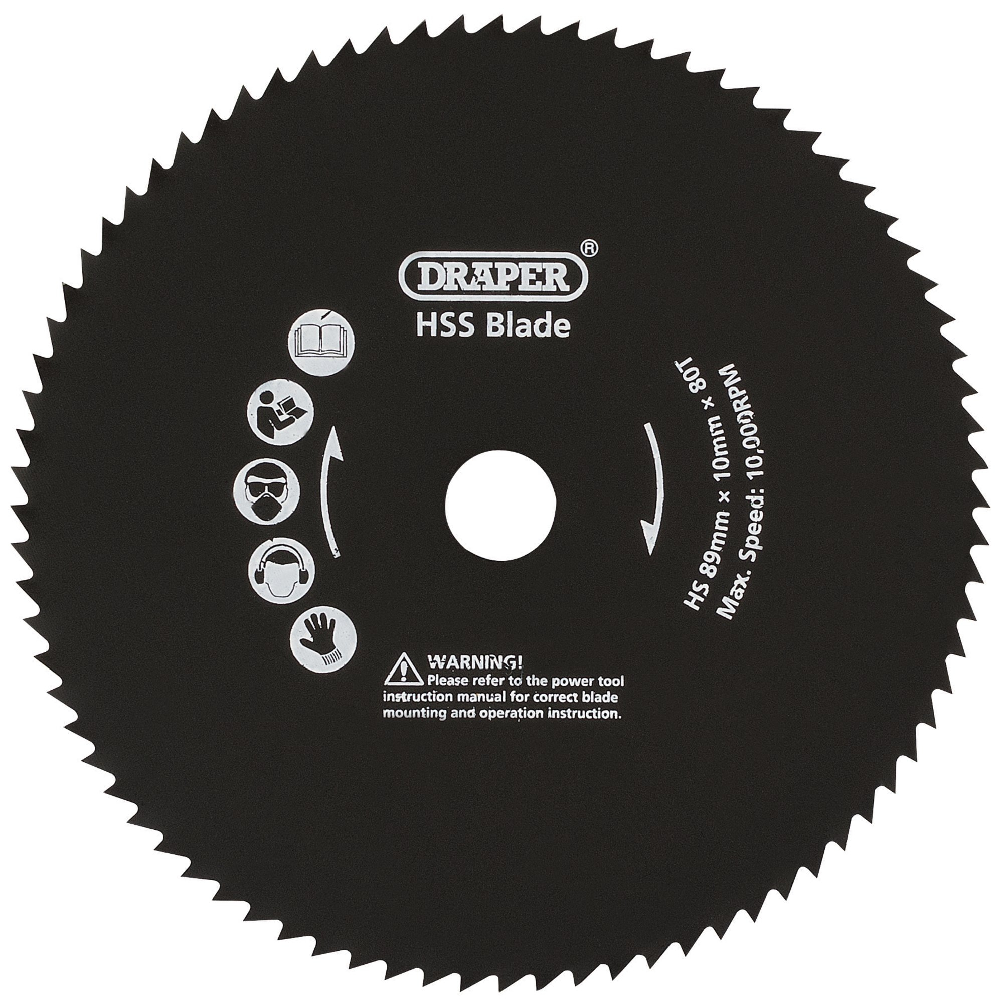 Draper 25914 YMPS600SF 89mm Metal Cut Blade for Storm Force&#174; Mini Plunge Saw