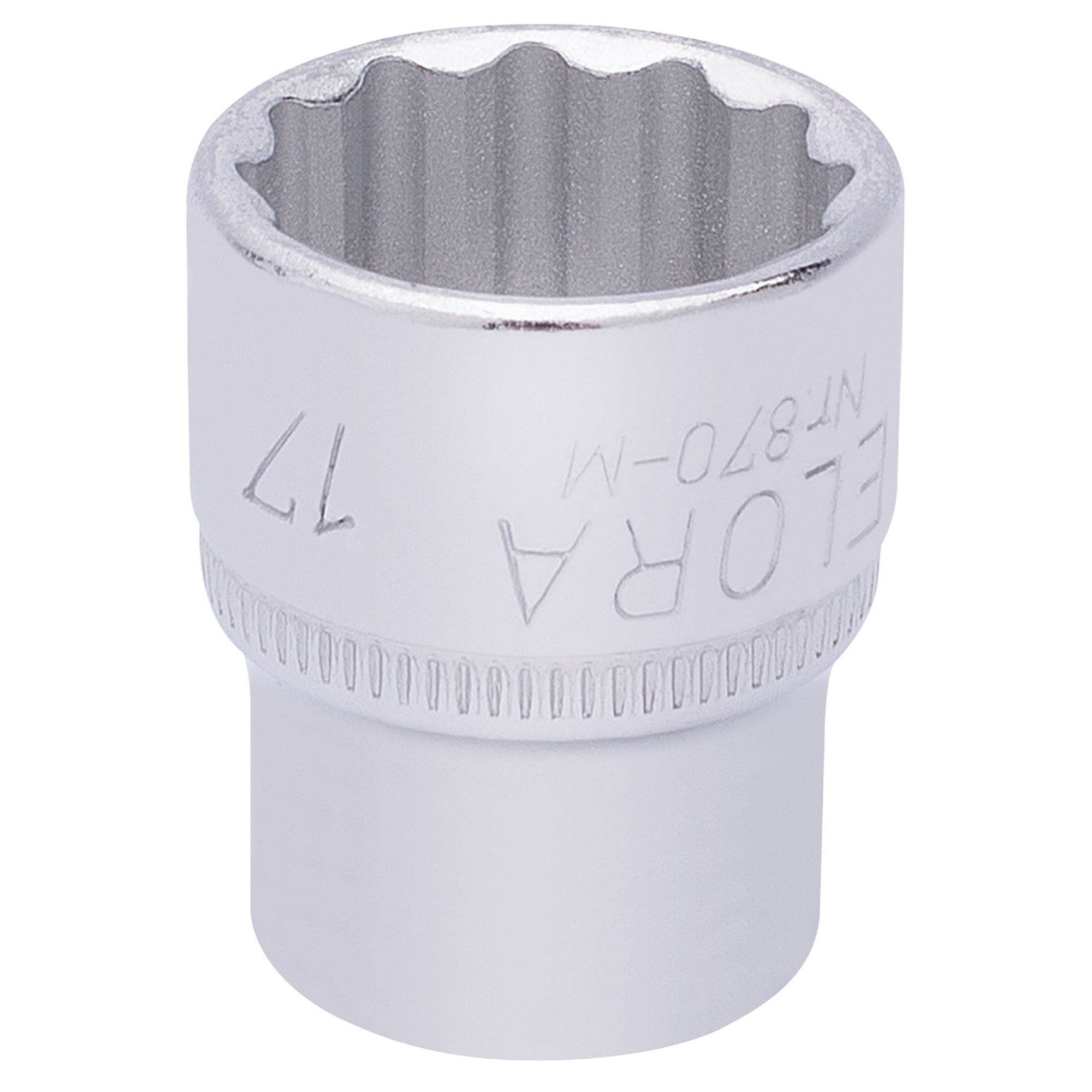 Elora 870-M 17mm 3/8" Square Drive Bi Hexagon Socket 25937