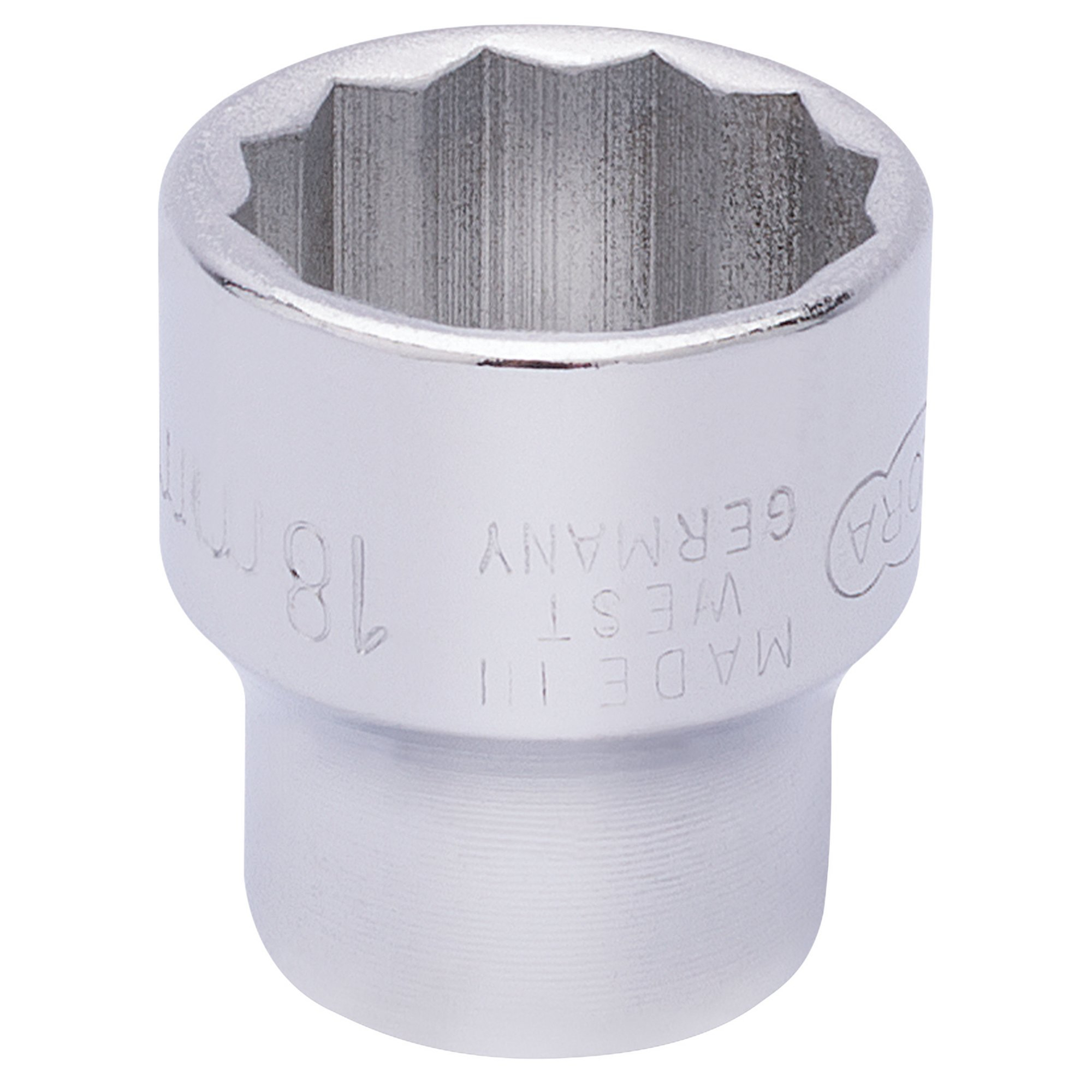 Elora K870-M 18mm 3/8" Square Drive Bi Hexagon Socket 25945