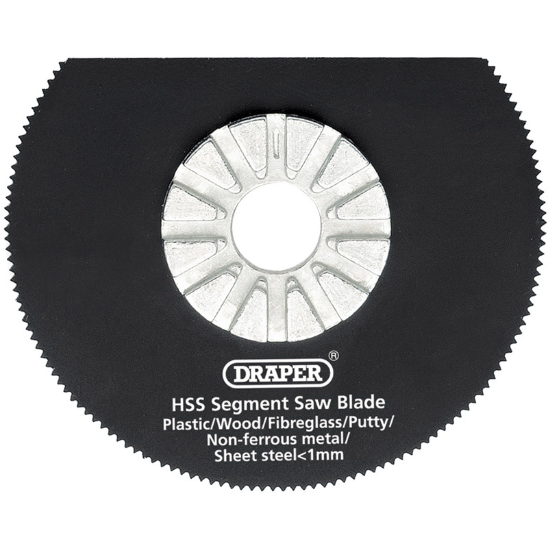 Draper 26057 APT300A(U) HSS Segment Saw Blade 63mm Dia. x 18tpi