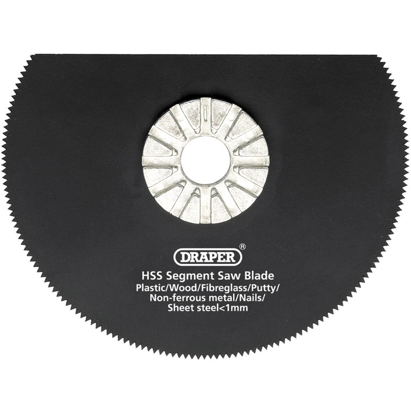 Draper 26072 APT300B(U) HSS Segment Saw Blade 88mm Dia. x 18tpi