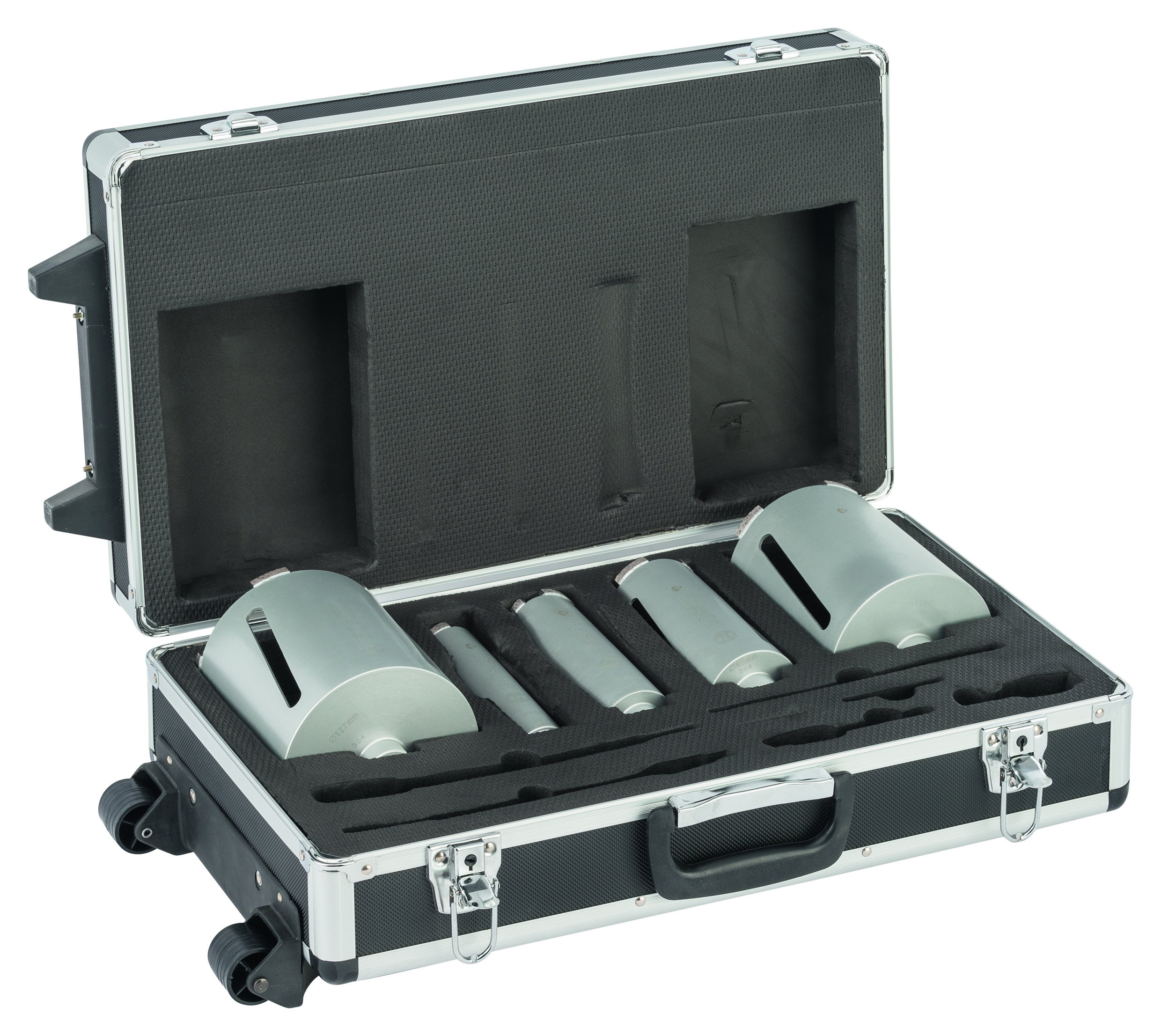 Bosch 2608587007 5-Piece Diamond Dry Core Cutter Set G 1/2" 38; 52; 65; 117; 127mm, 150mm, 7mm (1 Pack Of 5)