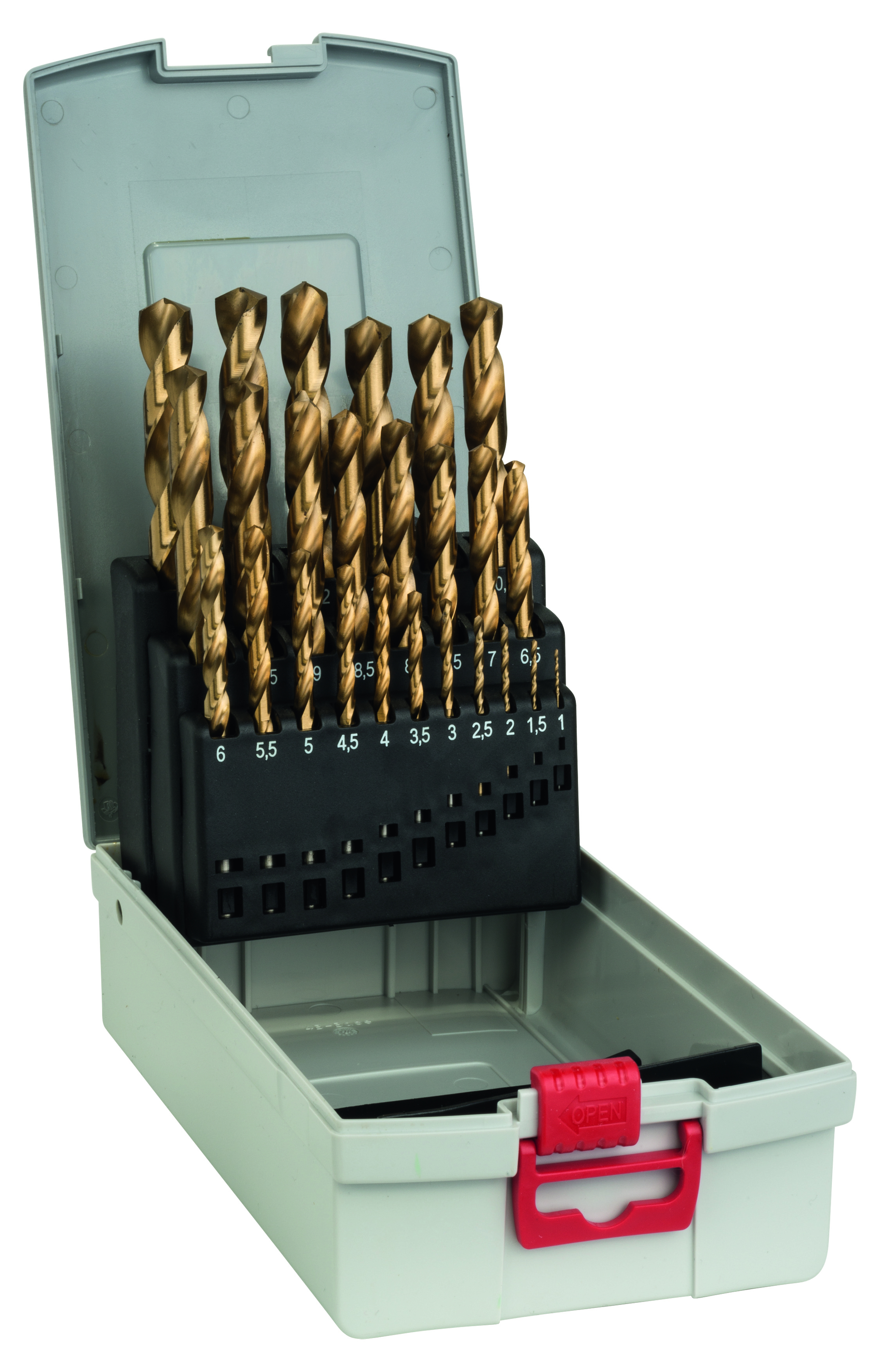 Bosch 2608587019 25-Piece Probox Metal Drill Bit Set Hss-Tin (Titanium Coating) 1-13mm (1 Pack Of 25)
