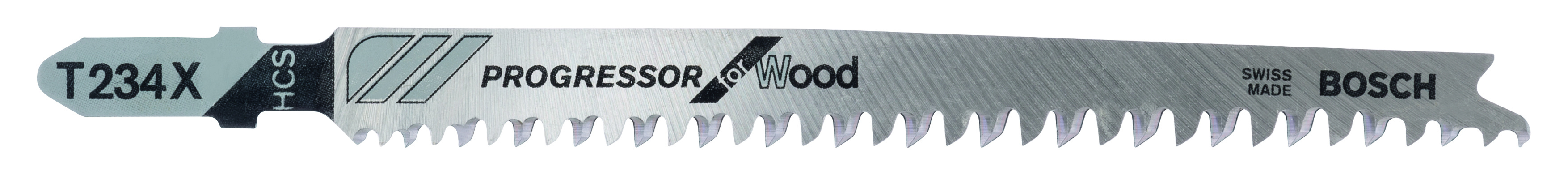 Bosch 2608633528 (T234X) Jigsaw Blade Pack of 5 Progressor for Wood T234X
