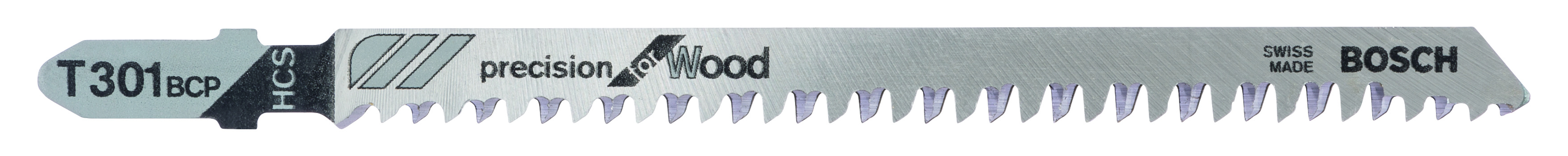 Bosch 2608633A37 (T301BCP) Jigsaw Blade Pack of 5 Precision for Wood T301BCP
