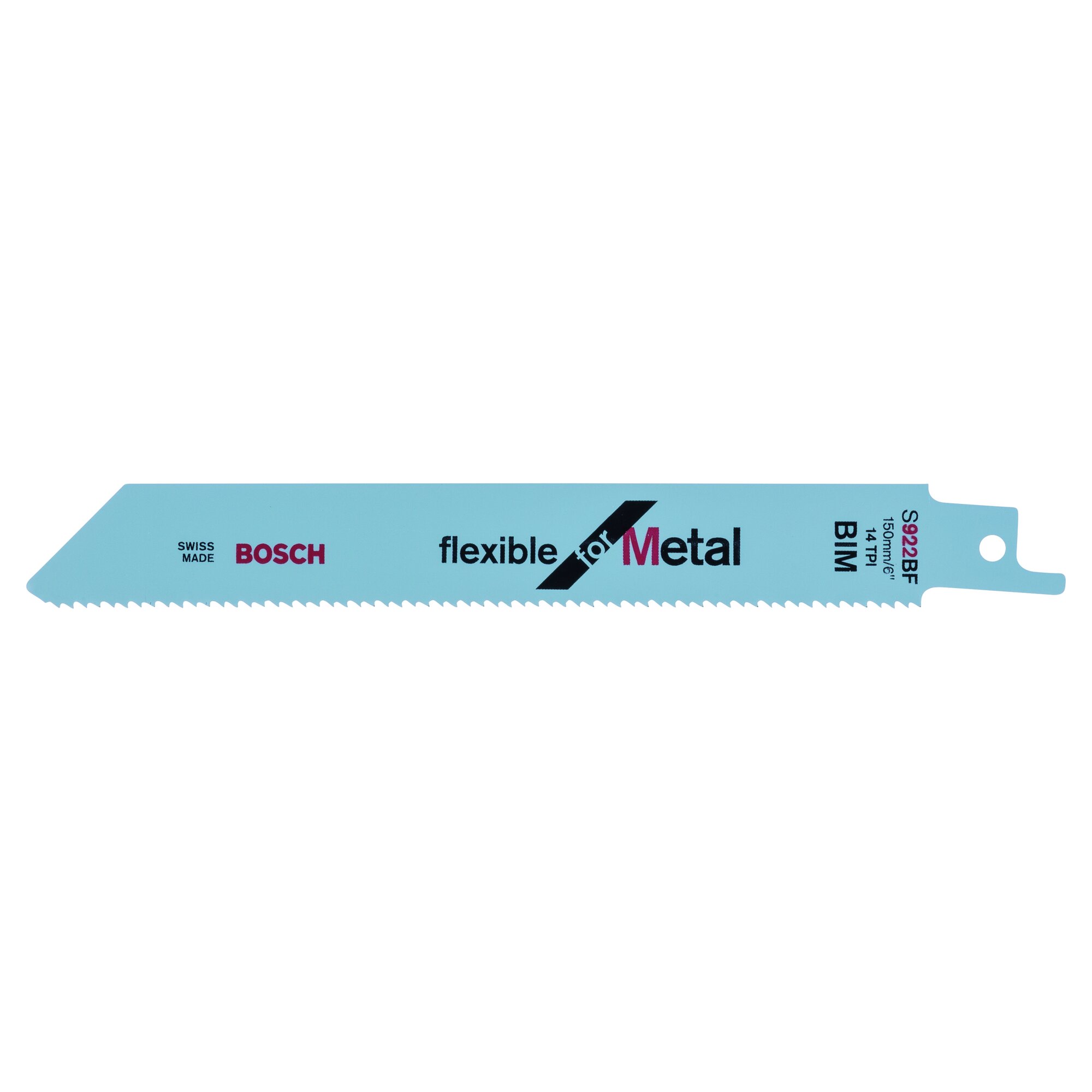 Bosch 2608656014 Sabre saw blade Pack of 5 flexible for metal S922BF