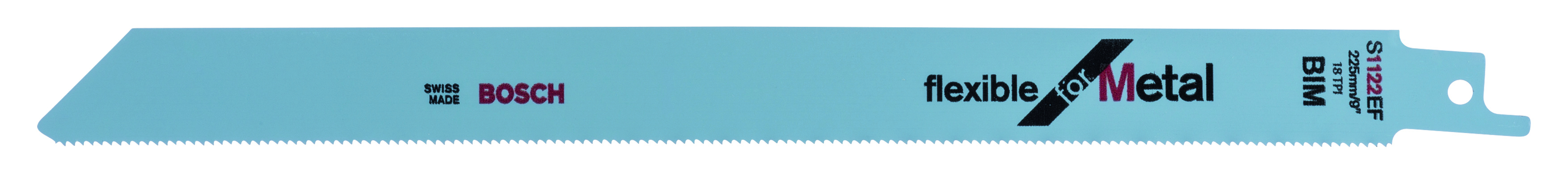 Bosch 2608656020 Sabre saw blade Pack of 5 flexible for metal S1122EF