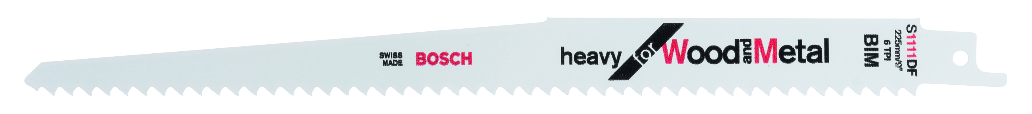 Bosch 2608656261 Sabre saw blade heavy for wood and metal S1111DF (Pack of 5)