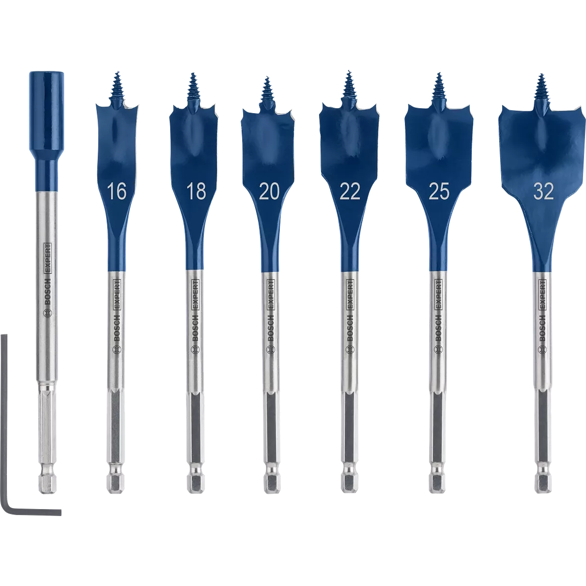 Bosch 2608900334 EXPERT Self Cut Speed Spade Drill Bit Set 16/18/20/22/25/32 mm 7-pc
