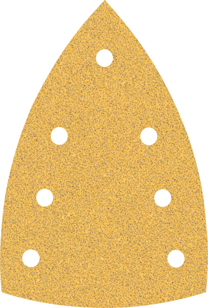 Bosch 2608901115 EXPERT C470 Sandpaper with 7 holes for Multi Sanders 100 x 150 mm, G 60 (5 Packs of 10)
