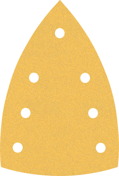 Bosch 2608901117 EXPERT C470 Sandpaper with 7 holes for Multi Sanders 100 x 150 mm, G 120 (5 Packs of 10)